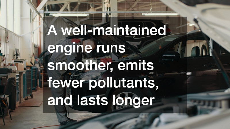 mechanic inspecting a car's engine